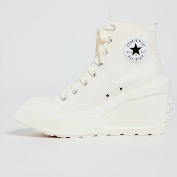 Converse Off-White Women's Chuck 70 Deluxe Wedge Sneakers - Picture 2 of 7